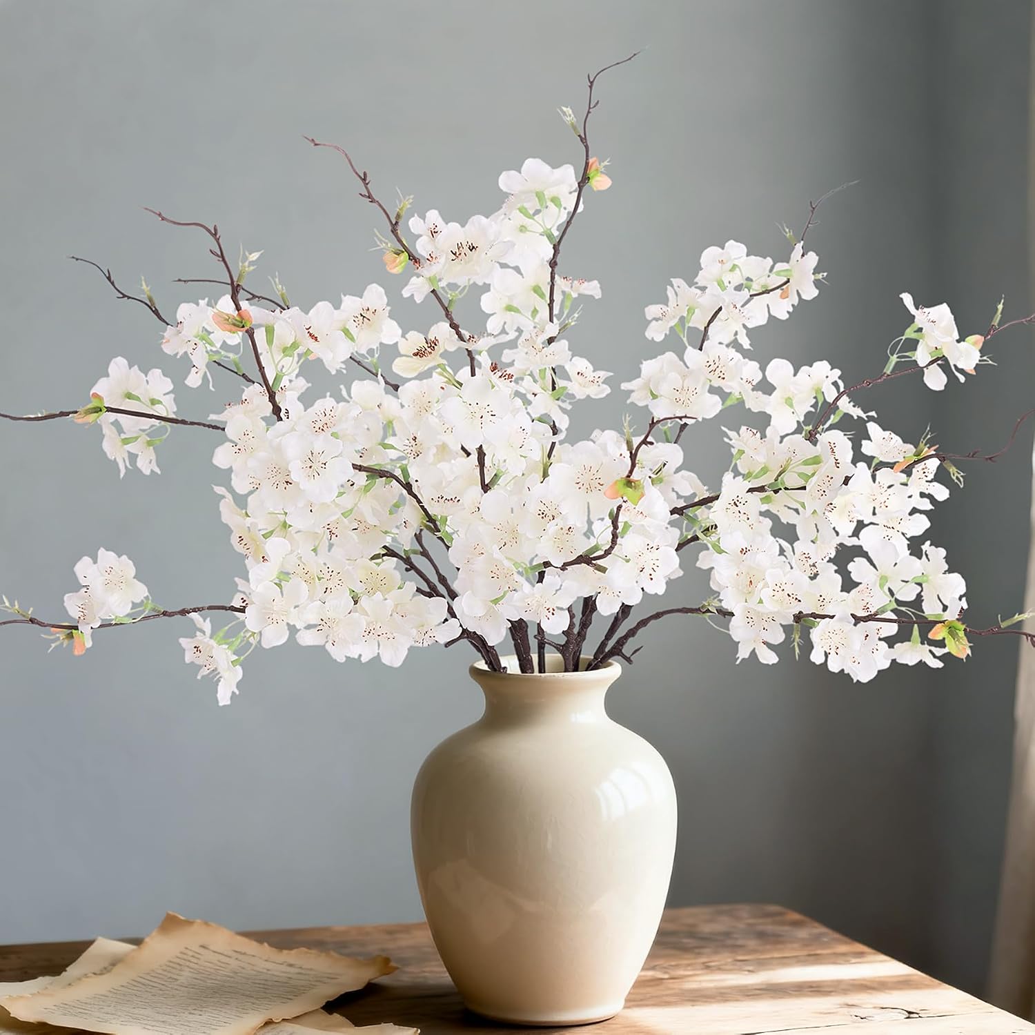 71C2Esh969L._AC_SL1500_.jpg 12 faux cherry blossom branches - Image 1