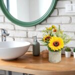 Yellow artificial flowers - Image 2