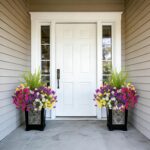 12 bunches of faux morning glories - Image 2