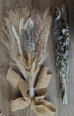 Dried pampas grass and eucalyptus bouquet - Image 2