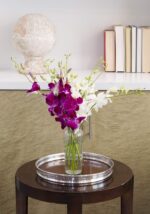 Bouquet of 10 Purple and White Orchids - Image 2