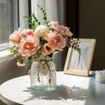 Artificial flowers with vase - Image 2