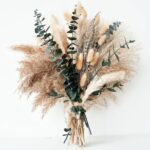 Green pampas grass bouquet