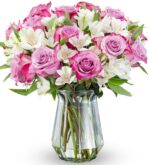 Charming Roses and Alstroemeria