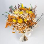Handmade dried flower bouquet